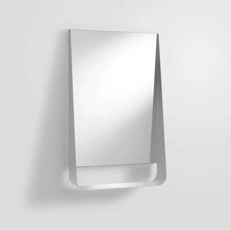 Specchio con mensola e led WING50