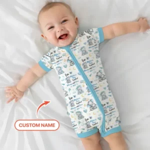 Personalized Our 1st Mother's Day Together Bamboo Shorty Zippy