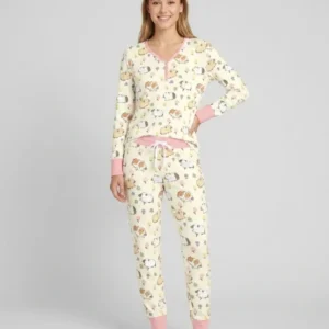 Guinea Pig Garden Bamboo Women Pajama Set