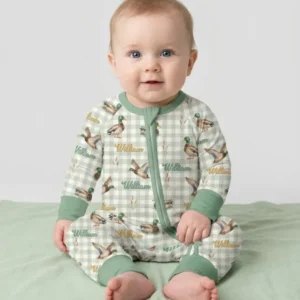 Mallard Duck Custom Name Bamboo Convertible Zippy