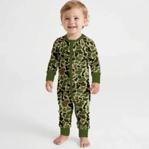Mallard Duck Hunting Camouflage Bamboo Convertible Zippy