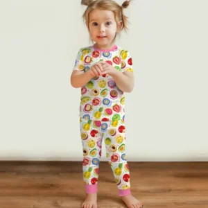Juicy World Bamboo Two Piece Short Sleeve Pajama Set