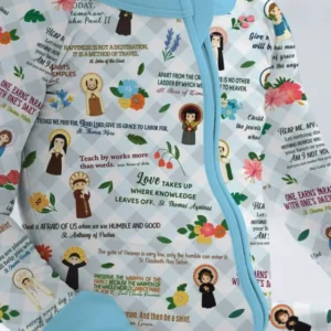 Catholic Saint Quotes Bamboo Convertible Zippy
