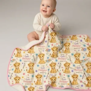 I Am God's Masterpiece Bamboo Blanket