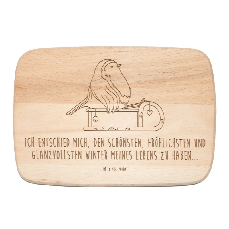 Frühstücksbrett Rotkehlchen Schlitten|p:1915754|h:b88eb4526eb29b3db1b546295df9c7b4