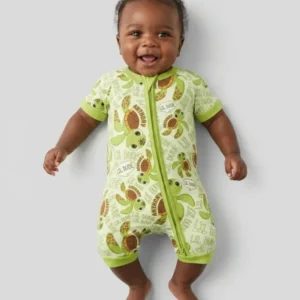 Custom Name Version Father and Son Turtle Bamboo Shorty Zippy