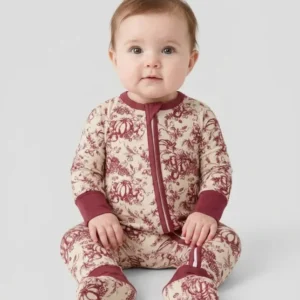 Fall Pumpkin Toile Family Matching Bamboo Convertible Zippy