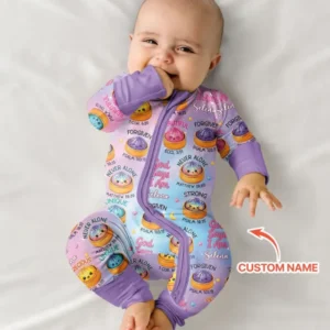 God Says I Am Glitter Dumpling Custom Name Bamboo Convertible Zippy