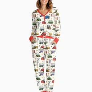 Little Farmer Bamboo Women Pajama Set