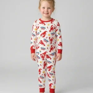 Cajun Cutie Bamboo Two Piece Long Sleeve Pajama Set