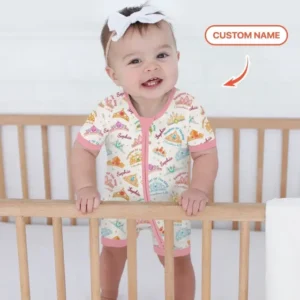 Daughter Of The King Custom Name Bamboo Shorty Zippy