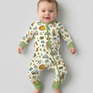 Love Camping Matching Family Bamboo Convertible Zippy