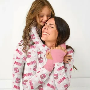 Mama & Mini Mother's Day 2026 Bamboo Two Piece Long Sleeve Pajama Set