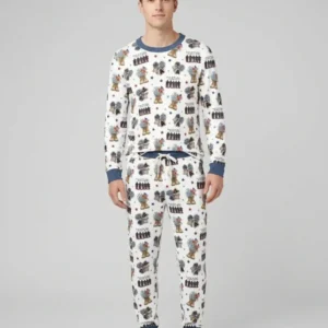 Honor the Brave Family Matching Bamboo Men's Pajama Set