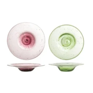 Teller-Set „Arimo“ – Buntes Glas(2-teilig)
