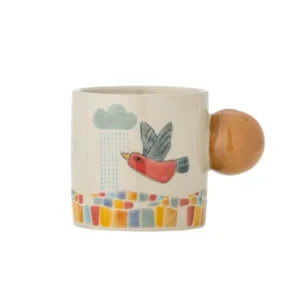 Tasse Zephyr – Natur, aus Steingut