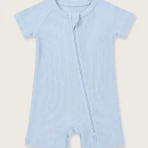 Breeze Ribbed Bamboo Shorty Zippy