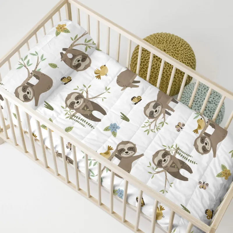 HAPPY SLOTH COLCHA 100x130 [Cuna]