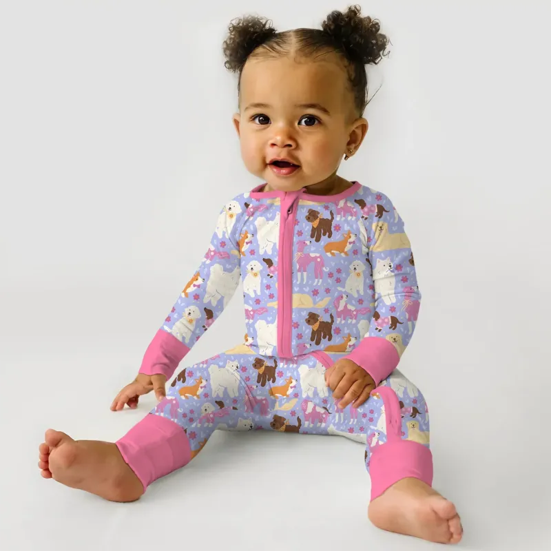 Floral Pawty Bamboo Convertible Zippy