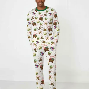 Happy Kwanzaa Family Matching Bamboo Men's Pajama Set