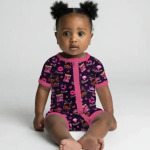 Dope Black Queen Bamboo Shorty Zippy