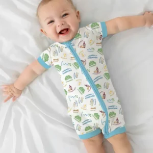 Happy Passover Matching Family Bamboo Shorty Zippy