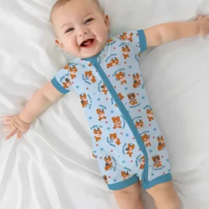 Born To Play Baseball Bamboo Shorty Zippy