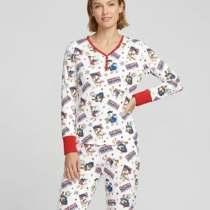 Patriotic Goose Celebrating 250 Years Bamboo Women Pajama Set