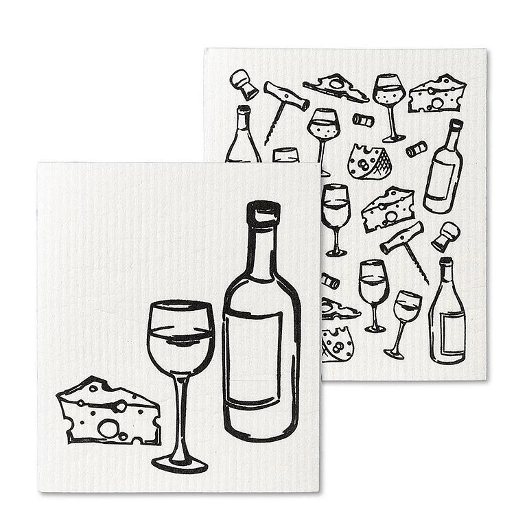The Amazing Swedish Dishcloth Wine & Cheese