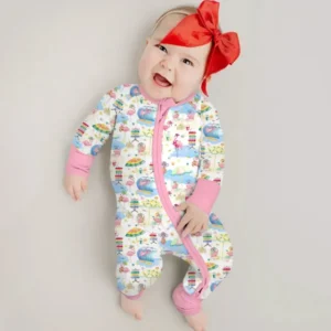 Flamingo Beach Family Matching Bamboo Convertible Zippy