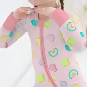 Pastel Lucky Charms Scatter Bamboo Convertible Zippy