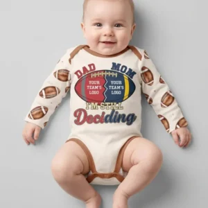 I'm Still Deciding House Divided - Upload Two Team Logo Bamboo Bodysuit