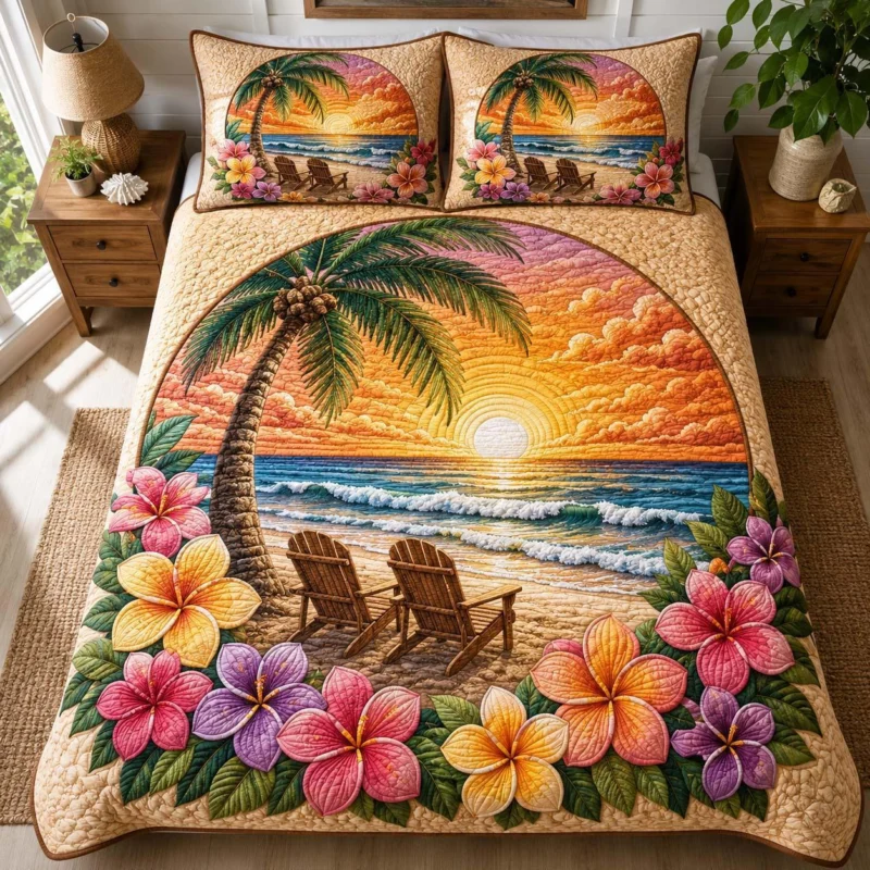 Endless Summer Bamboo Quilt Bedding Set