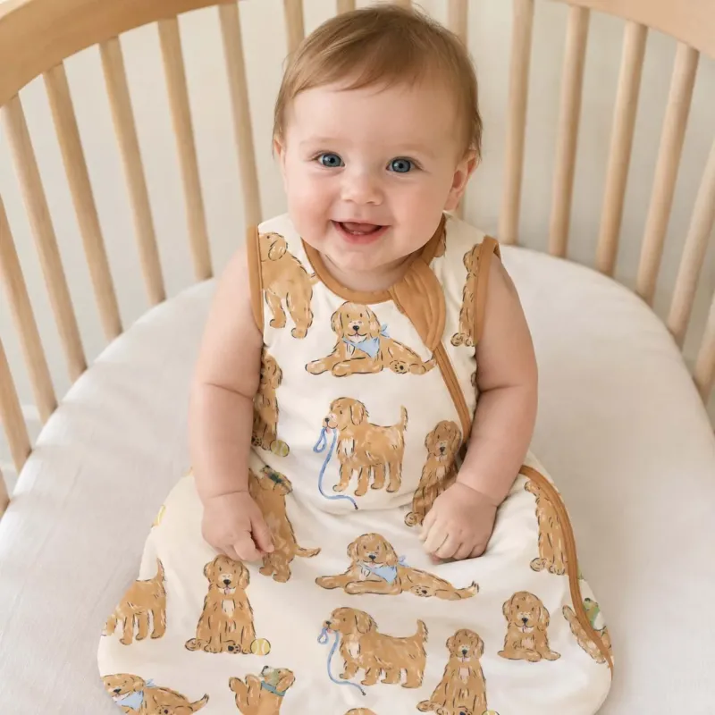Golden Puppy Playtime Bamboo Sleep Bag
