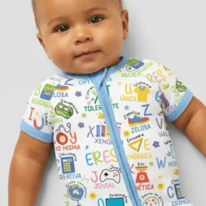 You Are Spanish Alphabet Version Bamboo Shorty Zippy