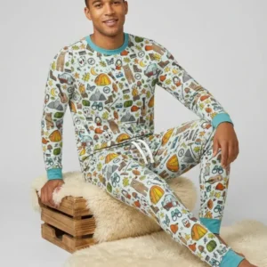 Funny Camper Family Matching Bamboo Men's Pajama Set