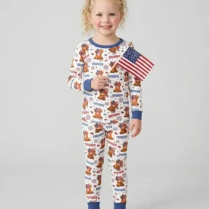 Moo-Rica Cowgirl Bamboo Two Piece Long Sleeve Pajama Set