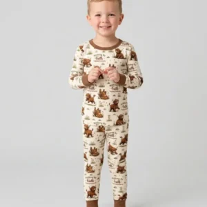 Walking By Faith Tripping Constantly Bamboo Two Piece Long Sleeve Pajama Set