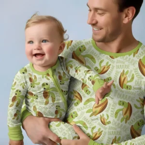 Father and Son Turtle Men's Pajama Set