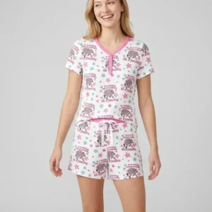 In A World Full Of Ordinary Be A Jimothy Bamboo Women Short Sleeve Short Pajama Set