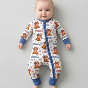 Moo-Rica Cowgirl Bamboo Convertible Zippy