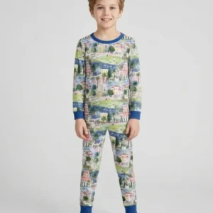 Soccer Tour 2026 Bamboo Two Piece Long Sleeve Pajama Set