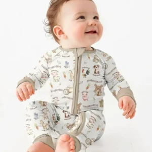 Old McDonald Farm Family Matching Bamboo Convertible Zippy