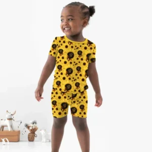 Sunflower Sunaya Bamboo Two Piece Short Sleeve Shorts Pajama Set
