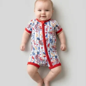 Patriotic Mallard Duck Bamboo Shorty Zippy