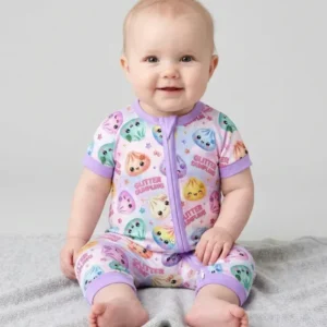 Glitter Dumpling Bamboo Shorty Zippy
