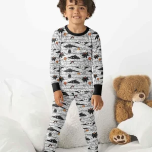 Little Mummy Crew Bamboo Two Piece Long Sleeve Pajama Set
