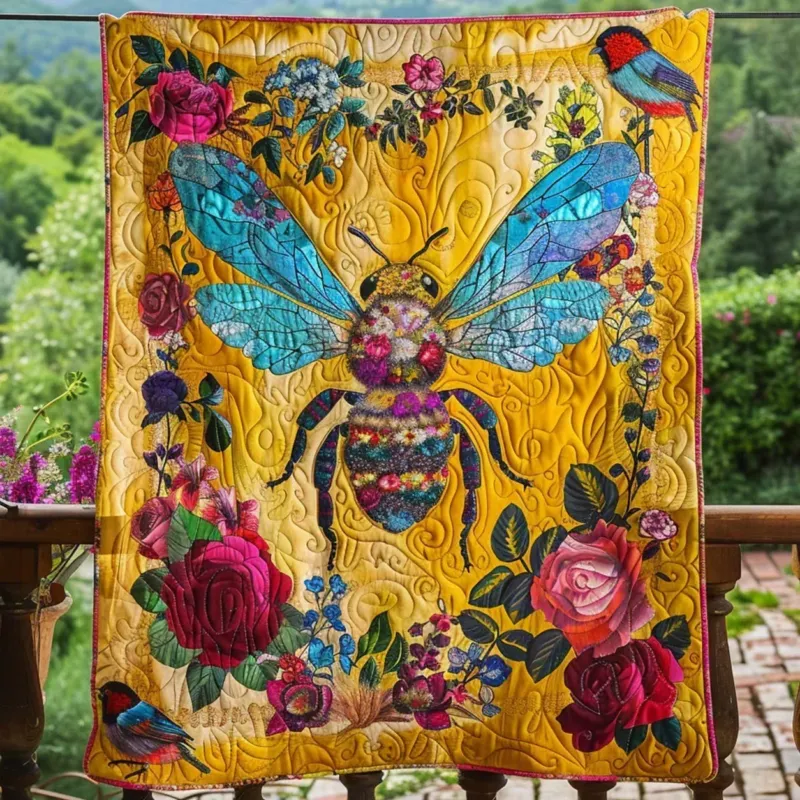 Nectar Garden Bamboo Quilt Blanket