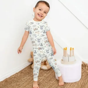 Ephesians 6:10-18 Armor of God Bamboo Two Piece Short Sleeve Pajama Set