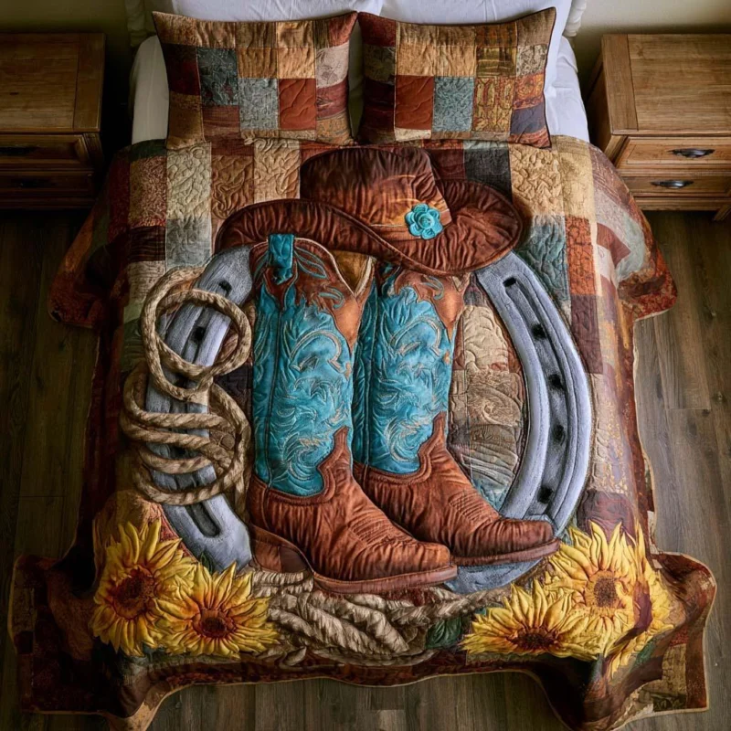 Ranch Life Bamboo Quilt Bedding Set